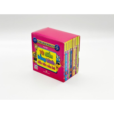 Sách - Bộ 3 Boxset: Từ Điển Bằng Hình Đầu Tiên Của Bé + Đố Bé ở Sau Là Gì - Song Ngữ Anh Việt - Việt Thư