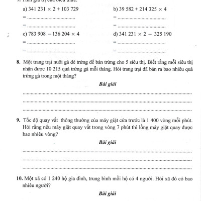 Thực Hành Giải Toán Lớp 4 Tập 2 (Dùng Chung Cho Các Bộ SGK Hiện Hành) _HA