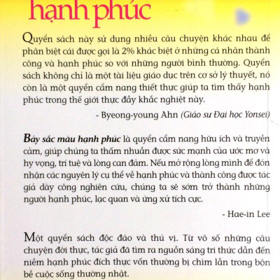 7 Sắc Màu Hạnh Phúc (Tái Bản)