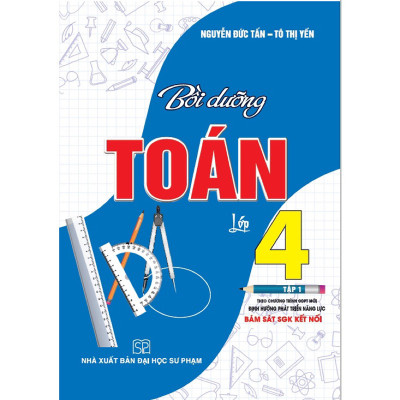 Combo Bồi Dưỡng Toán Lớp 4  ( tập 1 + tập 2 -Bám Sát SGK Kết Nối)-MK
