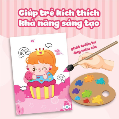 Sách - Tô Màu Diệu Kỳ - Bữa Tiệc Bánh Ngọt - Megabook