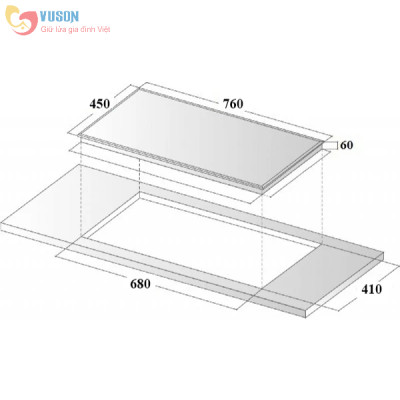 Bếp Điện Từ Eurosun EU-TE887G - Hàng chính hãng