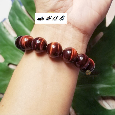 Vòng tay phong thủy đá mắt hổ MDJ VIP 10 và 12 li đeo tay nam nữ đẹp hợp mệnh kim thủy mộc hỏa thổ