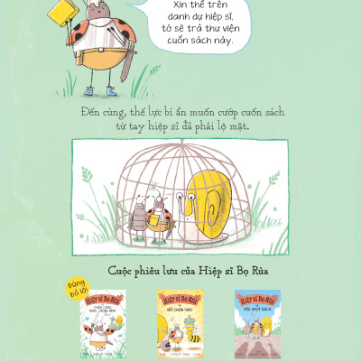HIỆP SĨ BỌ RÙA VÀ HỘI MỌT SÁCH | Corey R.Tabor | San Hô Books