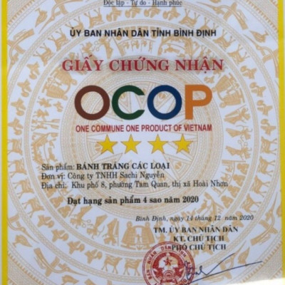 Bánh Tráng Nước Cốt Dừa Nướng Sẵn Sachi Bì Loại 70Gram