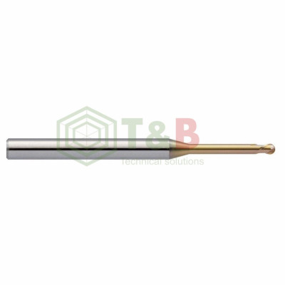 Dao Cầu Cổ Dài R1 x 4 x 45 L Union Tool Model HSLB2020-040,Dao phay ngón gia công sau nhiệt