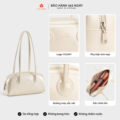 Túi Yuumy ( Thời trang nữ kẹp nách thanh lịch - Túi đeo vai da Glossy YN309 )