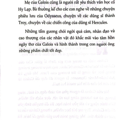 Kể Chuyện Cuộc Đời Các Thiên Tài: Evariste Galois - Thiên Tài Toán Học Bất Hạnh
