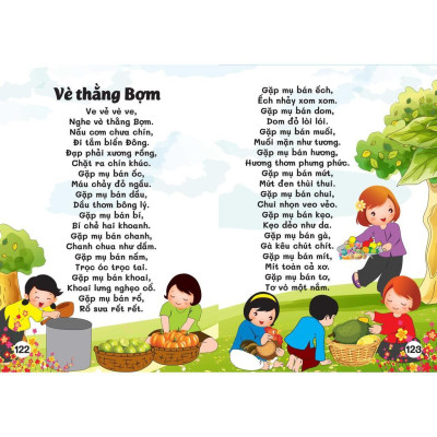 Sách - Đồng Dao Cho Bé - Các Trò Chơi Dân Gian - Các Câu Hát Vè Dân Gian - Thế Giới Quanh Ta Và Cuộc Sống Động Vật - Việt Thư