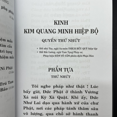 Kinh Kim Quang Minh
