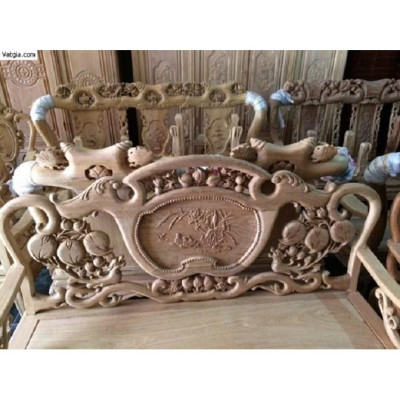 Bộ bàn ghế giả cổ kiểu guột gỗ gụ