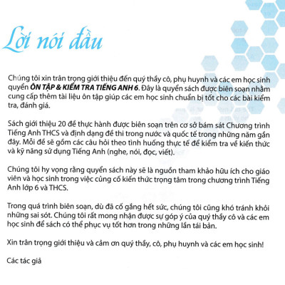 Ôn Tập & Kiểm Tra Tiếng Anh 6 (Theo Chương Trình Giáo Dục Phổ Thông 2018) - GDSG