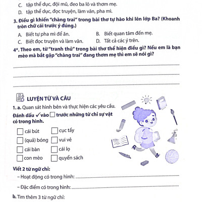 Ôn tập - kiểm tra đánh giá năng lực lớp 3 môn Toán, Tiếng Việt (2 kỳ)