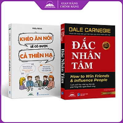 Sách - Combo Đắc Nhân Tâm + Khéo Ăn Nói Sẽ Có Được Cả Thiên Hạ - Tiên Phong Books
