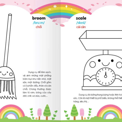 Colouring 365 Ngày Tô Màu - Khám Phá Thế Giới Phát Triển Trí Tuệ - Cuốn 4: Giao Thông, Đồ Dùng Gia Đình, Đồ Dùng Học Sinh