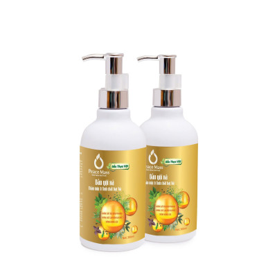 Combo Sản Phẩm Gốc Thực Vật DGXC1 Peace Mass - Dầu Gội Xả 300ml + Nước Rửa Tay 340ml (Thuộc nhóm Sản phẩm Lành tính)