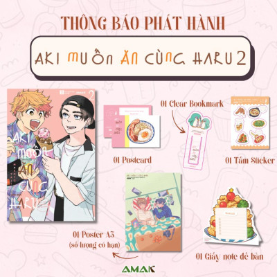 Sách Aki Muốn Ăn Cùng Haru - Let