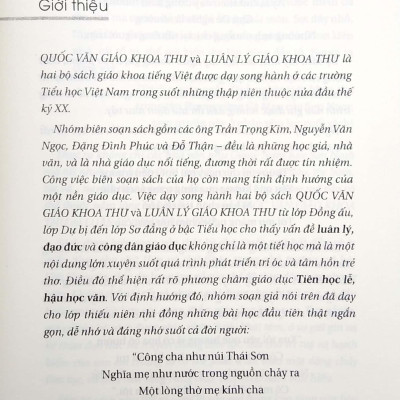 Sách - Luân Lý Giáo Khoa Thư (Tái Bản 2025)