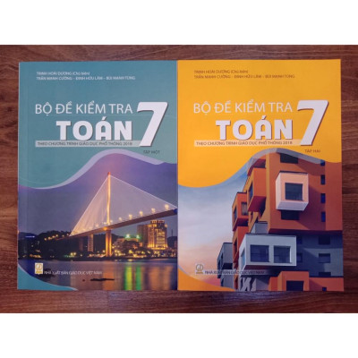 Sách - Bộ đề kiểm tra toán 7 - tập 1 ( theo chương trình giáo dục phổ thông 2018 )