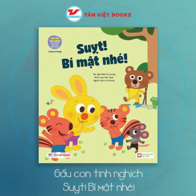 Sách - Gấu Con Tinh Nghịch - Chọn Lẻ Nhiều Chủ Đề - Nam Mi-young & Kim-Huyn - Tân Việt Books