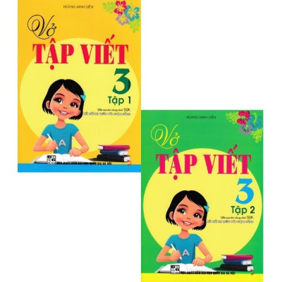 Sách - Combo Vở Tập Viết Lớp 3 (Biên Soạn Theo Chương Trình SGK Kết Nối Tri Thức Với Cuộc Sống) (Bộ 2 Cuốn) (HA-MK)