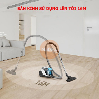 Máy hút bụi Philips dạng hộp XB2023, công suất 1800W, hút khỏe chạy êm, bảo hành 2 năm| HÀNG CHÍNH HÃNG