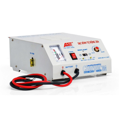 SẠC BÌNH -  SẠC ẮC QUY TỰ ĐỘNG 12/24V 20A - Hàng chính hãng thương hiệu AST do Công ty Việt Linh sản xuất