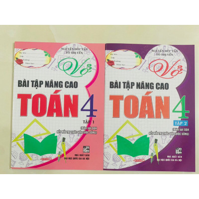 Sách - Vở Bài Tập Nâng Cao Toán 4 - Tập 2 (Bám Sát Sgk Kết Nối Tri Thức)