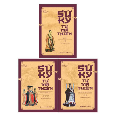 Bộ Sách Sử Ký Tư Mã Thiên (Bộ 3 Tập)