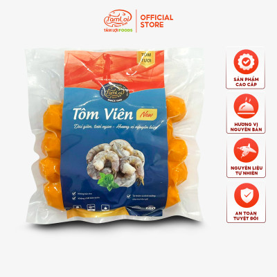 Combo cá viên 500 gram + tôm viên 500 gram Tâm Lợi, loại cao cấp - Giao nhanh trong 3h - 500gr