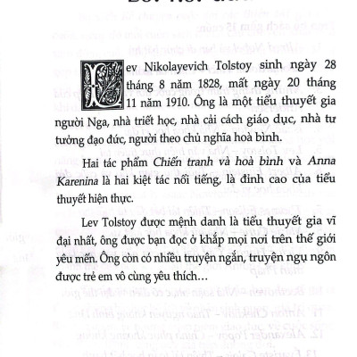 Kể Chuyện Cuộc Đời Các Thiên Tài: Lev Tolstoy - Nhà Văn Hiện Thực Thiên Tài