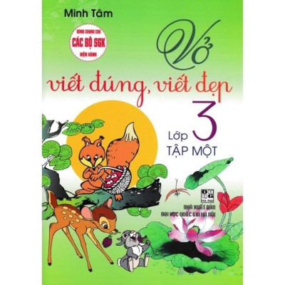 Sách - Combo Vở Viết Đúng, Viết Đẹp Lớp 3 (Dùng Chung Cho Các Bộ SGK Hiện Hành, Bộ 2 Cuốn) (HA-MK)