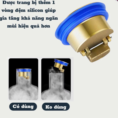 Nắp Cống Thoát Nước Bằng Đồng – Combo 2 Cái, Chống Mùi Hôi & Côn Trùng Vào Nhà