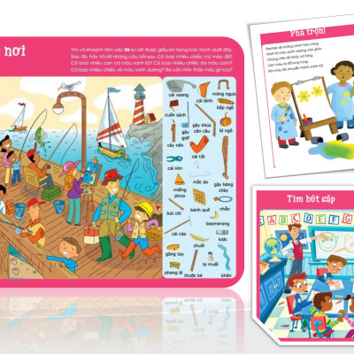 Combo Big Fun Activity Book - Sẵn Sàng Cho Bé Tới Trường 1 - A (5-7 Tuổi)