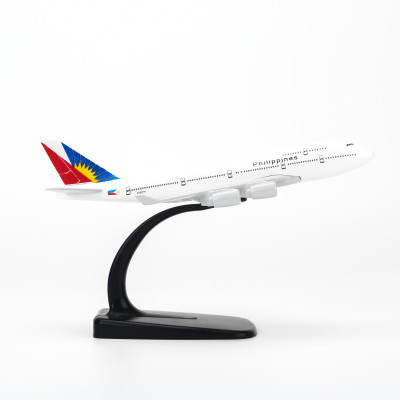 Mô Hình Máy Bay Trưng Bày Boeing 747 Philippines Everfly (Trắng)