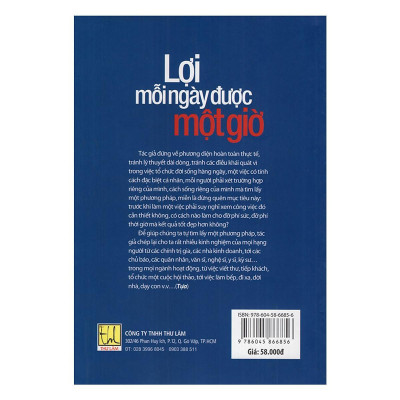 Sách - Lợi Mỗi Ngày Được Một Giờ - Chính Thông Book