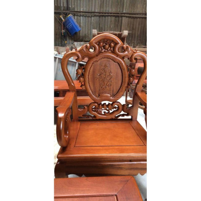 Bộ bàn ghế giả cổ kiểu guột gỗ gụ
