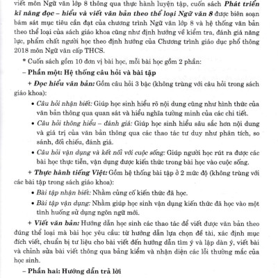 Phát Triển Kĩ Năng Đọc - Hiểu Và Viết Văn Bản Theo Thể Loại Môn Ngữ Văn 8 (Bám Sát SGK Kết Nối) _HA