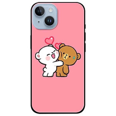 Ốp lưng dành cho Iphone 14 - Iphone 14 Plus - Iphone 14 Pro - Iphone 14 Pro Max - Gấu Trắng Ôm