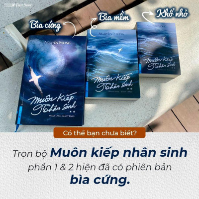 Combo Muôn Kiếp Nhân Sinh Phần 1 + 2 Bìa Cứng Nguyên Phong - Bản Quyền