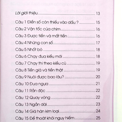 Siêu Trí Tuệ - Câu Đố Luyện Tư Duy