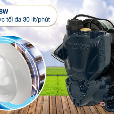 MÁY BƠM NƯỚC NÓNG TĂNG ÁP ĐIỆN TỬ NANOCO NSP128-A 128W- HÀNG CHÍNH HÃNG