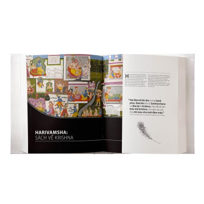 Sách - Mahabharata Bằng Hình - Thiên Sử Thi Vĩ Đại Nhất Của Ấn Độ - Bìa cứng - Đông A