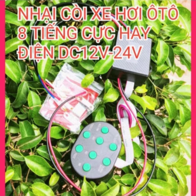 BỘ NHẠI CÒI KÊU 8 CHẾ ĐỘ CỰC TO HAY 12V-24V LẮP XE MÁY ÔTÔ MẪU MỚI CHẤT LƯỢNG