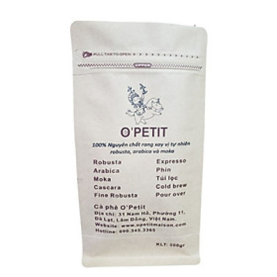 Cà phê Robusta pha máy rang mộc