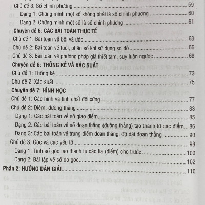 Sách - Phát triển năng lực theo chuyên đề Toán 6