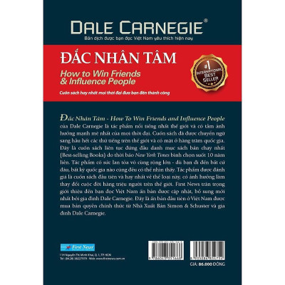 Sách - Đắc Nhân Tâm - Bìa Mềm - First News