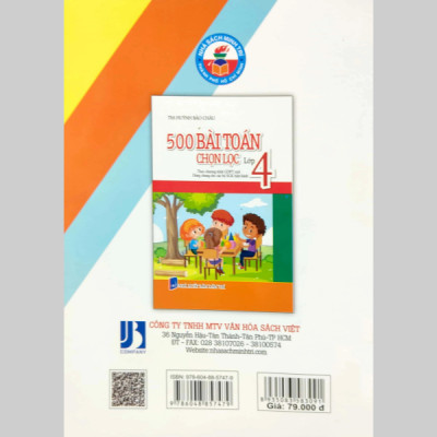 500 Bài Tập Toán Chọn Lọc Lớp 4 (Theo Chương Trình Giáo Dục Phổ Thông Mới)