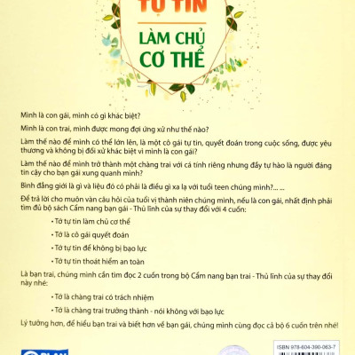 Cẩm Nang Bạn Gái - Thủ Lĩnh Của Sự Thay Đổi - Tớ Tự Tin Làm Chủ Cơ Thể (Tái Bản 2022)