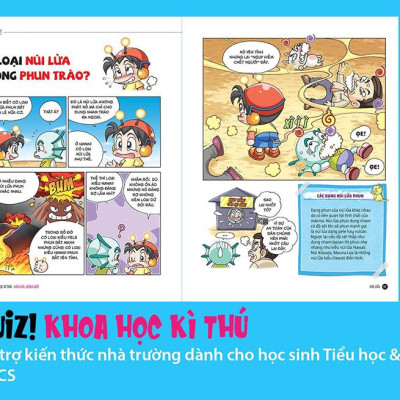 Quiz! Khoa Học Kì Thú: Núi Lửa Động Đất (Tái Bản 2020)